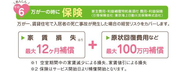 万が一の時に保険